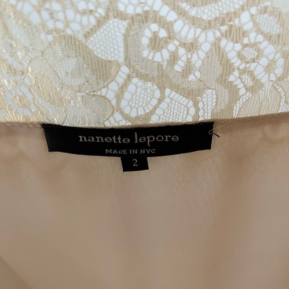 Nanette Lepore silk and lace blouse, size 2 - Picture 12 of 15